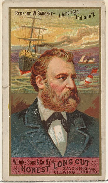 Redford W. Sargent, from the Sea Captains series (N127) issued by Duke Sons & Co. to promote Honest Long Cut Tobacco