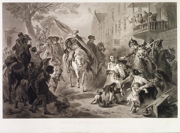 Triumph of Patriotism, Washington Entering New York, 25 November 1783