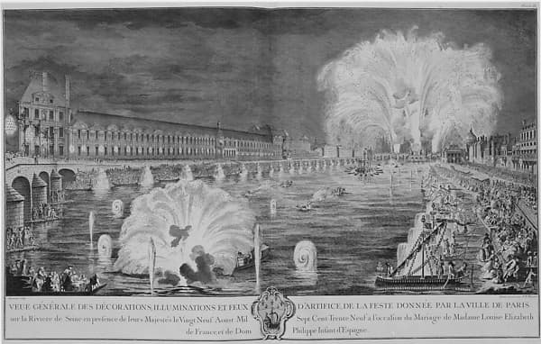 Marriage of Louise-Élisabeth of France and Don Philip of Spain, Paris, August 29, 1739