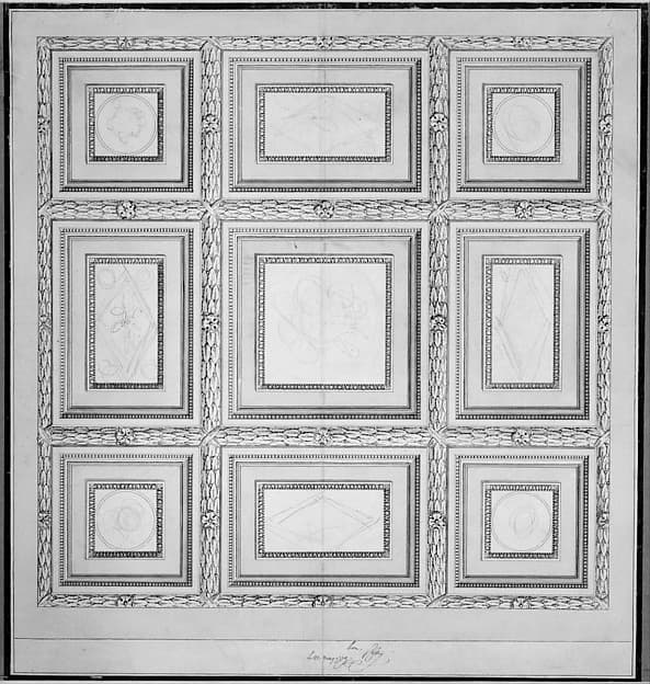 Study for the Ceiling of a Salon in the Hotel de Mazarin