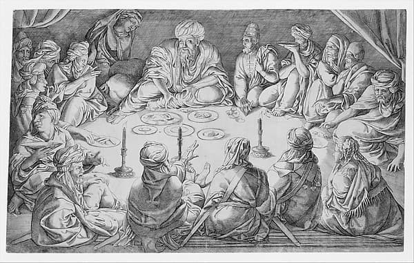 King Mulay Hasan and His Retinue at a Repast in Tunis