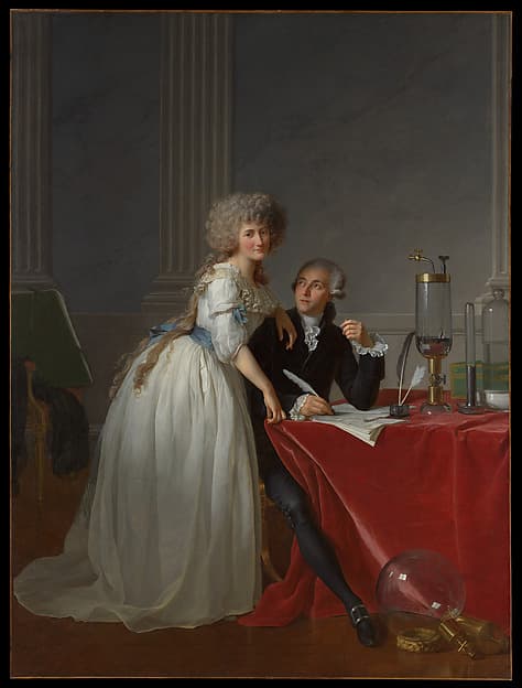 Antoine Laurent Lavoisier (1743–1794) and Marie Anne Lavoisier (Marie Anne Pierrette Paulze, 1758–1836)
