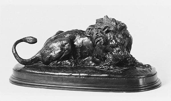 Lion Devouring a Doe