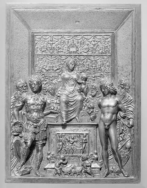 Madonna and Child enthroned with Saints