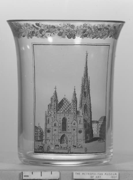 Beaker with view of the Stephansdom, Vienna