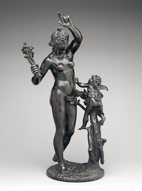 Venus chastening Cupid