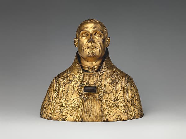 Reliquary bust of a bishop-saint