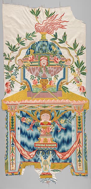 Fragments with European grotesque designs