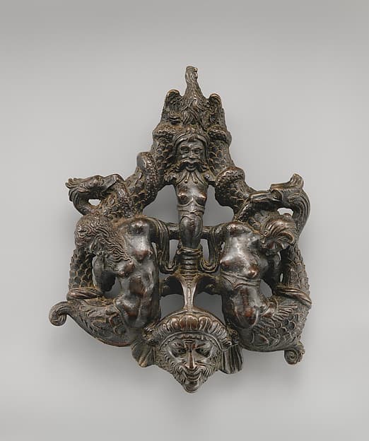 Doorknocker with a Triton and a Nereid