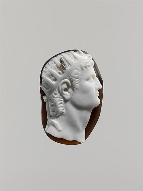 Head of Augustus (Gaius Julius Caesar Octavianus 63 B.C.–14 A.D.) wearing the celestial crown