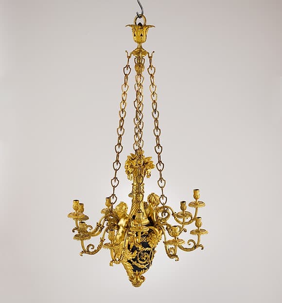 Twelve-light chandelier (lustre)