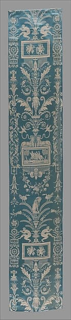 Panel with mythological figures and arabesques