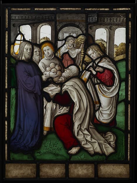 Miracle of the Loaves and Fishes (one of a set of 12 scenes from The Life of Christ)