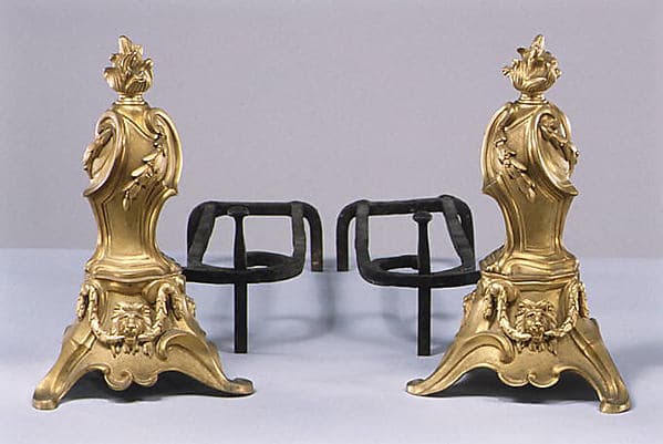 Pair of andirons