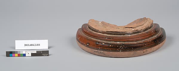 Terracotta fragment of a column-krater (bowl for mixing wine and water)
