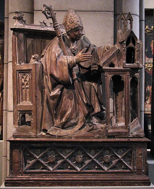 Saint Ambrose in His Study