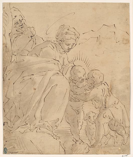 The Holy Family with the Young Saint John the Baptist