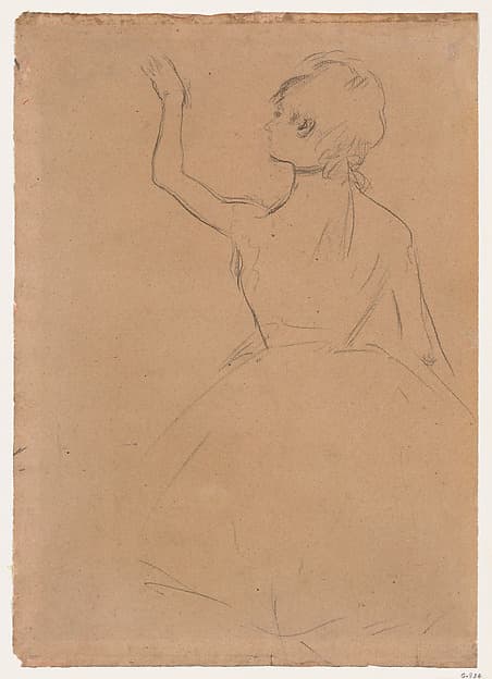Study of a Ballet Dancer seen from the Back