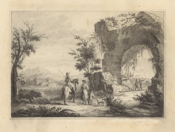 Landscape with Ruined Architecture