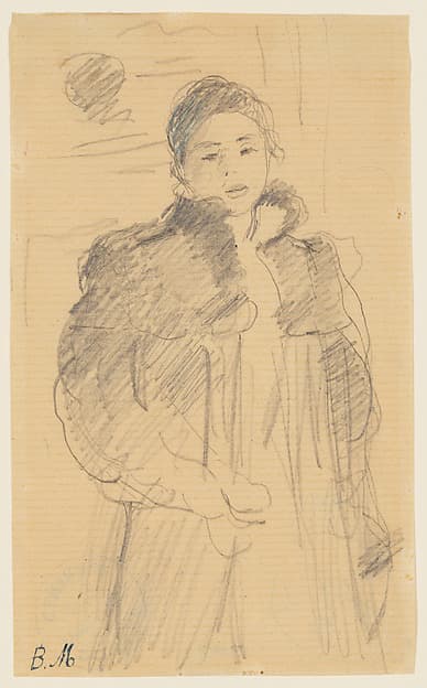Study for "Young Girl in a Green Coat"